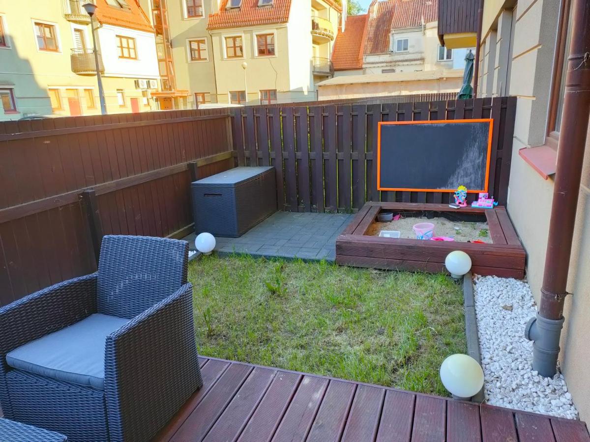 Apartament Rodzinny Z Ogrodkiem W Centrum Gizycka Lötzen Exterior foto