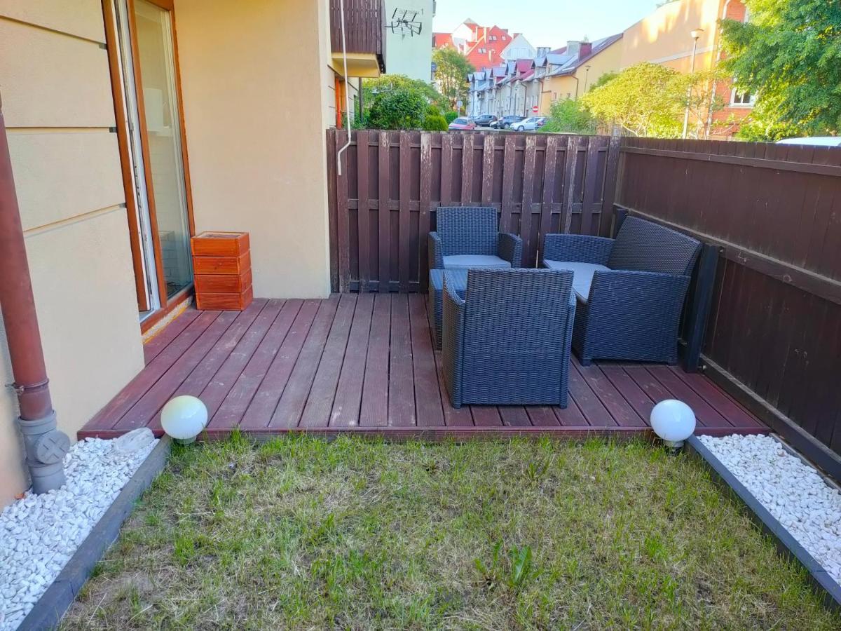 Apartament Rodzinny Z Ogrodkiem W Centrum Gizycka Lötzen Exterior foto
